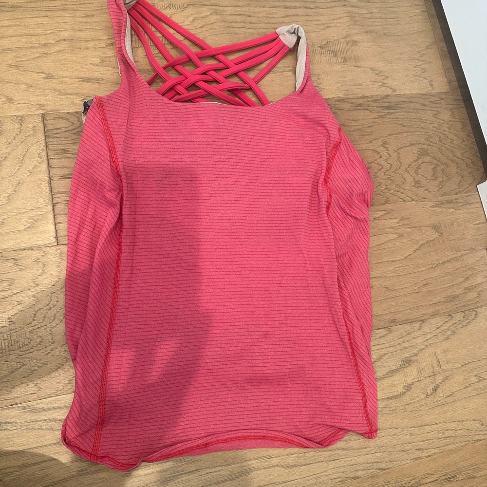 Lululemon Tank with attached sports bra